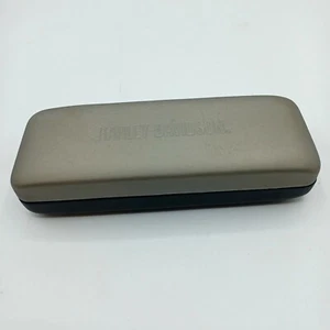 Harley Davidson Eyeglasses Sunglasses Gray Clam Shell Case - CASE ONLY - Picture 1 of 4