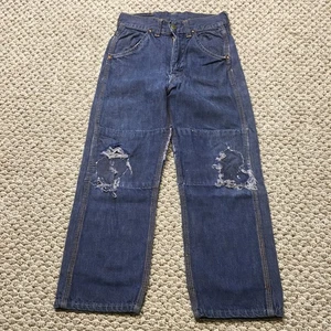 Jeans vintage anni 50 Oshkosh B'gosh blu ragazzo 21x19 denim made in USA - Foto 1 di 12
