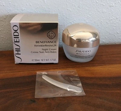 Shiseido Benefiance WrinkleResist24 Night Cream Full Size 1.7oz /50ml New In Box - Image 1 of 4