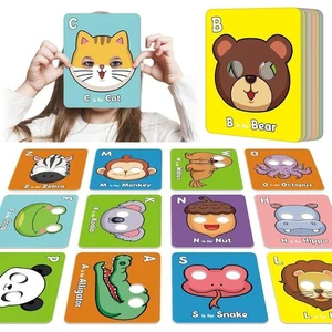 Alphabet Flash Cards,Giant ABC Animal Flash Cards For Toddler 3-5 丨UK - Picture 1 of 12