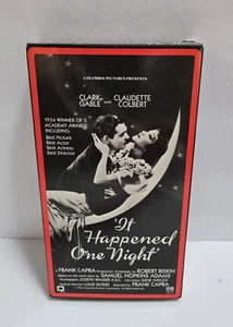 Columbia Pictures-It Happened One Night-Clark Gable and Claudette Colbert-VHS - Picture 1 of 1