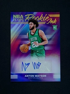 2024-25 Panini NBA Hoops Anton Watson RC Auto Silver - Picture 1 of 2