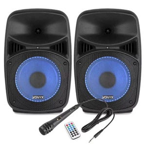 VONYX VPS082A ActSpeakSet8LED - Altoparlanti 8" 400w picco - NUOVO - Imagen 1 de 11