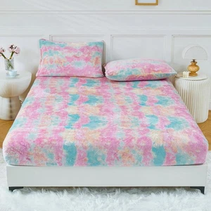 Faux Fur Queen Sheet Set, Luxury Soft Fleece Bed Sheets, Fluffy Plush Velvet ... - Picture 1 of 6