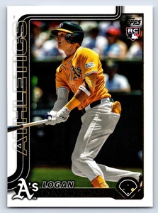 Logan Davidson 2025 Topps Update #US213 RC Rookie Athletics Baseball Card - Picture 1 of 2