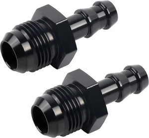 EVIL ENERGY 8AN Male to 3/8" Barb Hose Fitting Straight Swivel - Picture 1 of 5