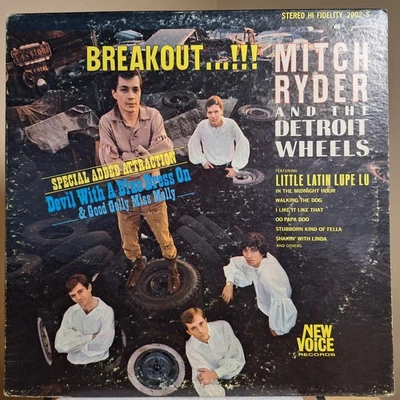 MITCH RYDER & THE DETROIT WHEELS "BREAKOUT...!!!" New Voice S2002 Near Mint 1966 - Image 1 of 4