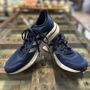 Adidas BOOST Bounce Hombres Talla 8.5 Azul Plata Zapatos de Entrenamiento para Correr FX7421 - Imagen 1 de 7
