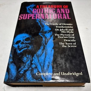 A Treasury of of Gothic and Supernatural 1981 Avenel HC Omnibus Dracula etc. - Picture 1 of 10