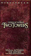 The Lord of the Rings The Two Towers VHS, 2-Tape Set, Extended Edition Tested  - Image 1 of 1