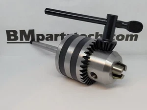 1/2" Capacity Drill Chuck w/Key MT0 Taper for Craftsman Dunlap Model 109 Lathes - Picture 1 of 3