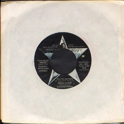 Ringo Starr - You're Sixteen / Devil Woman - 7" single 45rpm record - Image 1 of 2