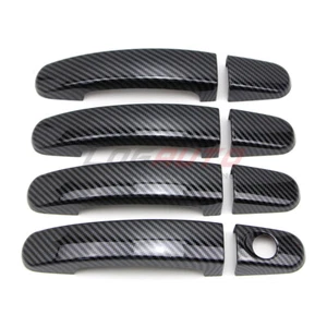 For Mazda BT-50 / Ford Focus 2012-2018 Car Door Handle Cover Carbon Fiber Look - Foto 1 di 7