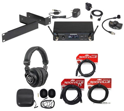 SAMSON AirLine AWX Wind Instrument Wireless Horn Microphone+Headphones+Cables - Image 1 of 4