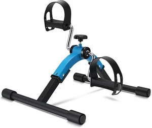 Pedal Exerciser Mini Exercise Bike for Leg and Arm Cycling, Blue - Picture 1 of 7