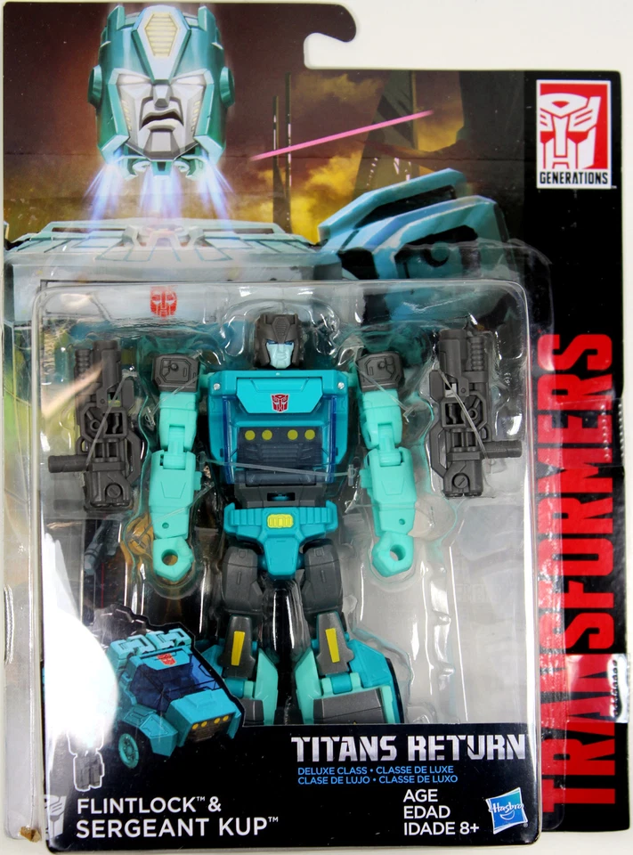 Hasbro Transformers Generation Titans Return Wave4 Deluxe Flintlock Sergeant Kup
