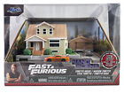 Jada Toys 2023 Fast & Furious NANO SCENE Toretto House Charger/Supra Ver. 1 Box
