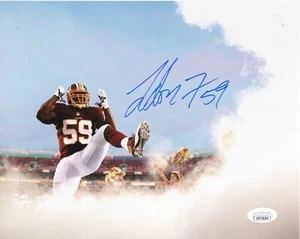 LONDON FLETCHER Signed Autographed 8x10 Photo Picture Washington Redskins JSA - Picture 1 of 1