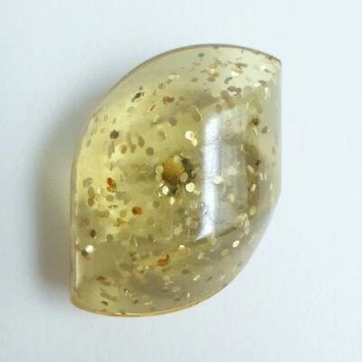 Button Antique - Bakelite Glitter 40 MM - 20th Century - Aj - Image 1 of 4