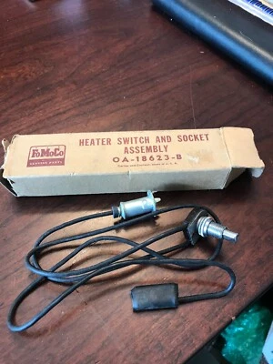 Ford Custom Deluxe Crestliner Victoria 1950 1951 nuevo interruptor de calefacción y enchufe Foto 1 de 3