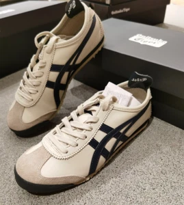 Zapatillas Onitsuka Tiger México 66 Blanco/Azul Marino EE. UU. UNISEX/HOMBRE 5H en caja - Imagen 1 de 6