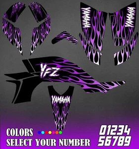 Yamaha YFZ 450 graphics kit 2003 2004 2005 2006 2007 2008 stickers decals kit - Picture 1 of 1