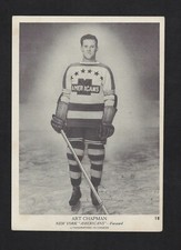 1939 OPC V301-1 #18 Art Chapman New York Americans Vintage Hockey 1939-40