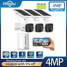 Hiseeu 4MP HD Wireless Security WIFI Camera System Solar Battery Clearance price