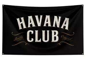 Havana Club USA große 150 cm Fahne Flagge Banner Havanna schwarz - Bild 1 von 2