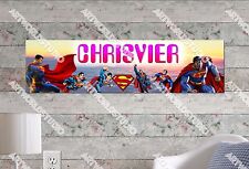 Personalized/Customized Superman Name Poster Wall Art Decoration Banner