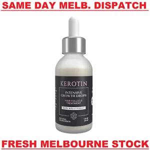 KEROTIN INTENSIVE GROWTH DROPS Hair Loss Treatment Stimulate Growth DHT Blocker - Picture 1 of 8