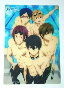 Gratis! Scheda Targa Trasparente Iwatobi Swim Club Animedia Luglio 2014 Appendice Rivista - Foto 1 di 2