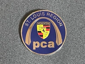 Porsche Club of America St. Louis Vintage Grill Badge Car - Picture 1 of 5