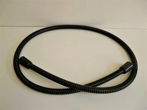 Brauseschlauch Metall Schwarz (RAL 9005), Metallbrauseschlauch, für Handbrausen - Bild 1 von 3