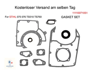 11110071051 Für STIHL 075 076 TS510 TS760 DICHTSATZ - Bild 1 von 7