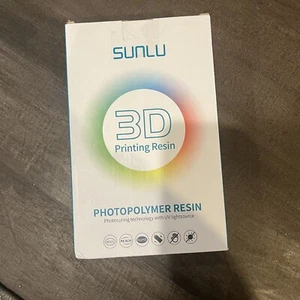 SUNLU Photopolymer 3D Printer Resin: 1000g High Temp 405nm UV Curing Solid Grey - Picture 1 of 7