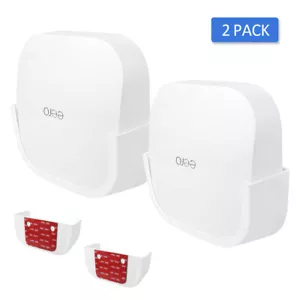 Soporte de montaje en pared sin tornillos para sistema EERO Pro 6 malla de tres bandas WiFi 6, paquete de 2 - Imagen 1 de 11
