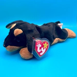 TY Beanie Baby - DOBY the Doberman Dog (8 inch) - Picture 1 of 1