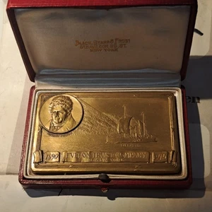 1915 FULTON TRUST COMPANY MEDAL IN ORIGINAL BOX! RARE! - Picture 1 of 3