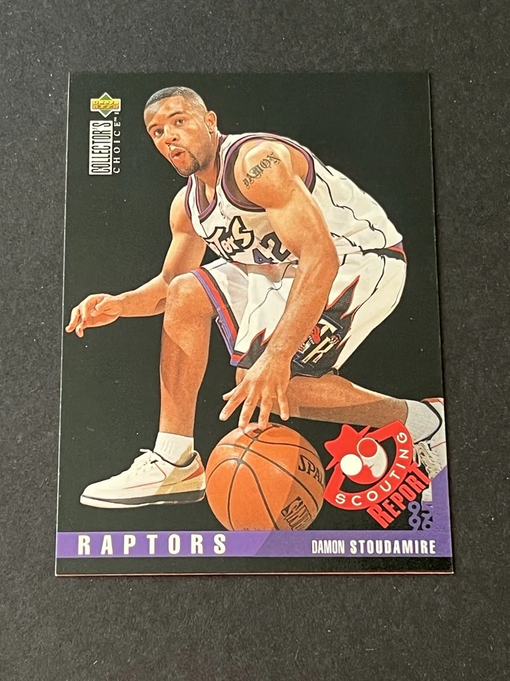 1995-96 1996 UPPER DECK COLLECTOR’S CHOICE DAMON STOUDAMIRE RC #346 ROOKIE - Image 1 of 2