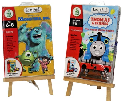 Leapfrog Leap Pad Thomas Really Useful Engine Monsters Inc Interactive Cartridge - Image 1 of 4
