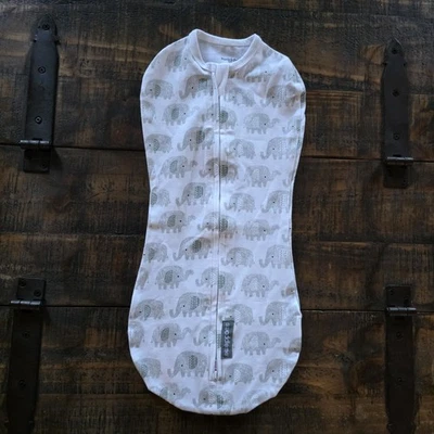 Cápsula de compresión SWADDLE ME By Ingenuity cremallera bidireccional para cambios fáciles 0-2M nueva Foto 1 de 4