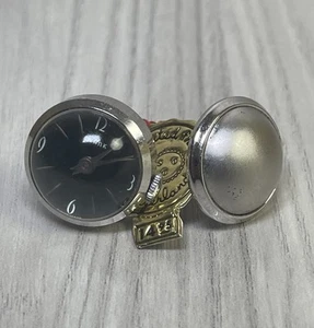 Orologio Vintage Swank Time Gemelli Tono Argento - Nuovo Con Etichette - Foto 1 di 6