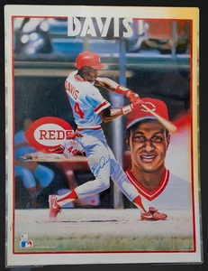 Póster autografiado de Eric Davis 16x20 MLB Cincinnati Reds certificado de autenticidad GV 308349 - Imagen 1 de 7