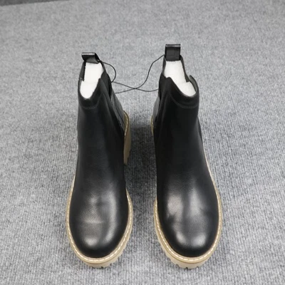 Botas Chelsea Dolce Vita Rancher para mujer talla 7 negras suela con plataforma al tobillo Foto 1 de 4