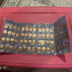 Posten 57 Walt Disney World & Disneyland gepresste Pennies im Sammlerbuch - Bild 1 von 6