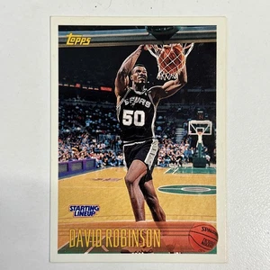 1996-97 Topps Starting Lineup #80 David Robinson Spurs - Foto 1 di 2