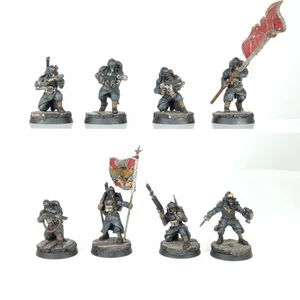 Warhammer 40k Death Korps of Krieg Command Squad Mixed Painted - Picture 1 of 22
