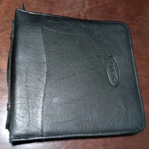 Case Logic 96 ct CD DVD Blu Ray Disc Zippered Media Carrying Case Faux Leather - Picture 1 of 4