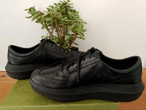 Kybun YANGBAN Mens Black Leather Shoes Size EUR 47. US 12 - Picture 1 of 21